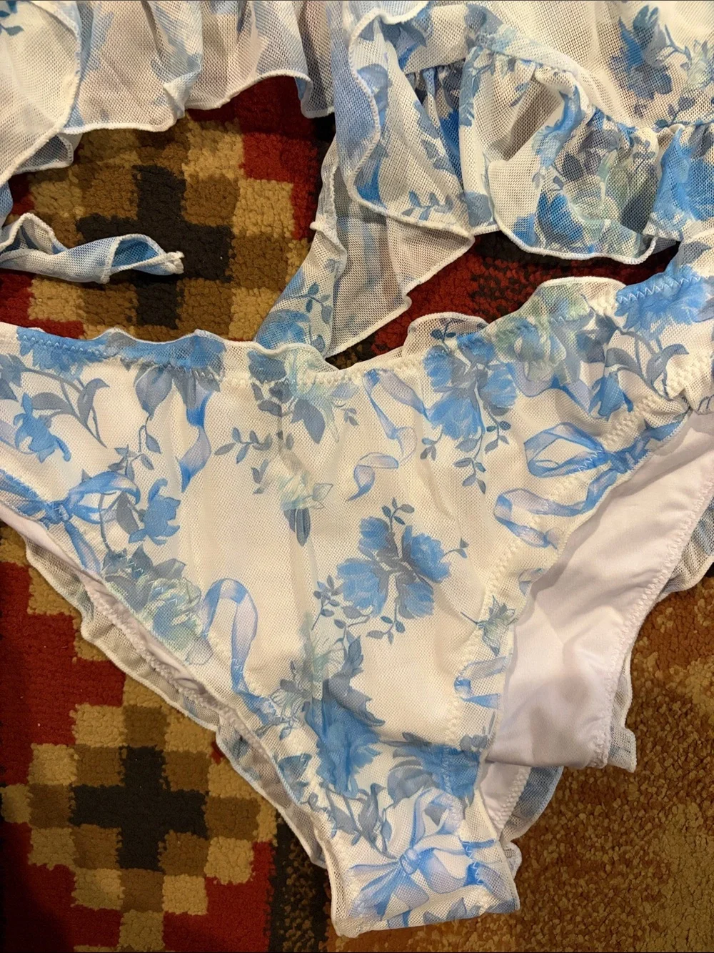Women’s BNWT Samiol lace mesh tankini